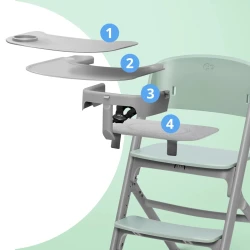 Scaun de masa 3 in 1 KinderKraft Livy Olive Green cumpăra în Chișinau. Foto 8