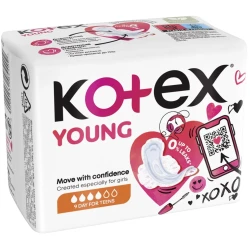 Absorbante Kotex Young Day Pads, 9 buc. cumpăra în Chișinau. Foto 1