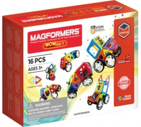 Set constructie magnetic Magformers Wow Set, 16 elemente cumpăra în Chișinau. Foto 1
