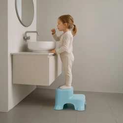 Înălțător baie BabyJem Step Stool Soft Blue cumpăra în Chișinau. Foto 4