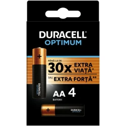 Set baterii Duracell AA Optimum, 4 buc. cumpăra în Chișinau. Foto 1