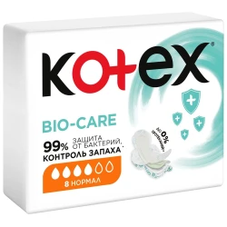 Absorbante Kotex Bio Care Normal, 8 buc. cumpăra în Chișinau. Foto 1
