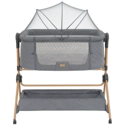 Patuc Co-sleeper + Scaun de masa 2 in 1 KikkaBoo Sleat Me Grey cumpăra în Chișinau. Foto 4