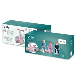 Беговел Lionelo Villy Pink Rose купить в Кишиневе. Фото 4