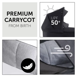 Carucior 2/1 Hauck Saturn R Duoset Melage Black cumpăra în Chișinau. Foto 3