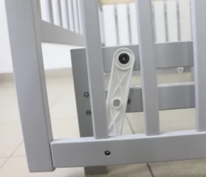 Set Pătuț Kuzya Cristina Gri + Saltea Kuzya 120x60 + Lenjerie 8 Piese PernaMea Confort cumpăra în Chișinau. Foto 13