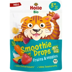 Snacks Holle Bio Smoothie Drops Fructe și legume (3 ani+), 15 g cumpăra în Chișinau. Foto 1