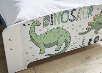 Pat U-grow Junior Dinosaur Green & White, 143x77 cm cumpăra în Chișinau. Foto 5