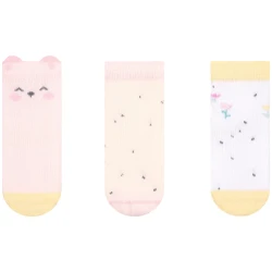 Ciorapei KikkaBoo cu urechi 3D Hedge-hugs, 3 buc. (0-6L) cumpăra în Chișinau. Foto 3