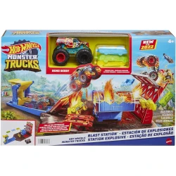 Конструкторы Hot Wheels Monster Trucks Blast Station, 5 элементов купить в Кишиневе. Фото 1