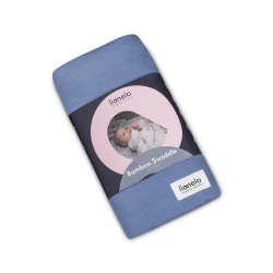 Одеяло Lionelo Bamboo Swaddle Blue Denim, 120x120 см купить в Кишиневе
