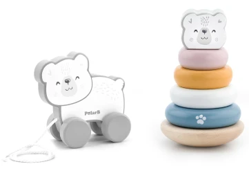 Jucărie educativă PolarB Pull Along and Stacking Set cumpăra în Chișinau. Foto 1