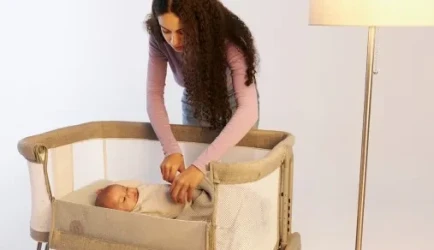 Patuț pentru copii 2 in 1 Lionelo Luna Grey Concrete cumpăra în Chișinau. Foto 11