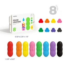 Восковые карандаши Mideer Pease, 8 шт. купить в Кишиневе. Фото 8