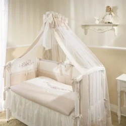 Lenjerie de patut 6 piese Perina Estelle Bej cumpăra în Chișinau. Foto 3