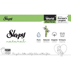 Scutece Sleepy Natural Ultra Sensitive Jumbo Maxi 4 (7-14 kg), 60 buc. cumpăra în Chișinau. Foto 3