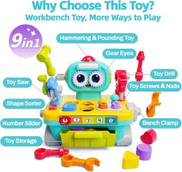 Игрушка-сортер Hola Toys "Робот-мастерская" купить в Кишиневе. Фото 2