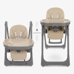 Стул для кормления Kikkaboo Pastello 2 Beige купить в Кишиневе. Фото 3