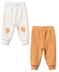 Штанишки BabyCosy Orange & Ivory, 2 шт. (3-6М) купить в Кишиневе. Фото 1
