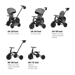 Трёхколёсный велосипед QPlay Nova Max Purple купить в Кишиневе. Фото 8