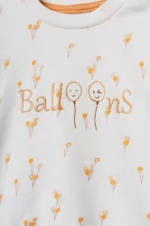 Комплект из 2 штук BabyCosy Ivory & Orange (6-9М) купить в Кишиневе. Фото 5