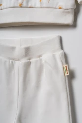 Комплект из 2 штук BabyCosy Ivory & Orange (6-9М) купить в Кишиневе. Фото 3