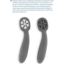 Linguriță dublă BabyJem My First Spoon Grey cumpăra în Chișinau. Foto 5
