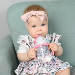 Cana cu pai Akuku Pink (9 luni +), 280 ml cumpăra în Chișinau. Foto 8