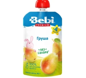 Piure Bebi Premium Pară (4 luni+), 90 gr cumpăra în Chișinau. Foto 1