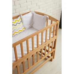 Детская кроватка Goydalka Valeri Plus White на маятнике купить в Кишиневе. Фото 4