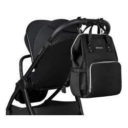 Сумка для коляски KikkaBoo Siena Black and Silver купить в Кишиневе. Фото 11