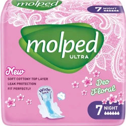 Прокладки Molped Ultra Night Deo Floral, 7 шт. купить в Кишиневе. Фото 1