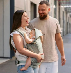 Sistem de purtare transformabil Booster Babymoov Moov & Boost Verde Salvie cumpăra în Chișinau. Foto 5