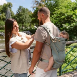 Sistem de purtare transformabil Booster Babymoov Moov & Boost Verde Salvie cumpăra în Chișinau. Foto 6