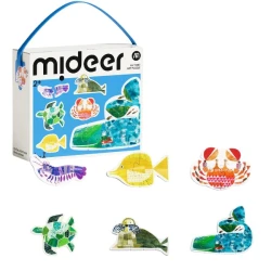 Puzzle educativ Mideer Marine Animals, 22 elemente cumpăra în Chișinau. Foto 2