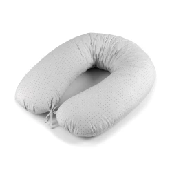 Pernă pentru gravide PernaMea forma-V cu față de pernă Buline Gri, 135 cm cumpăra în Chișinau. Foto 1