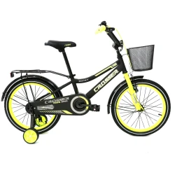 Bicicletă Crosser C13 Yellow/Grey, roți 18" cumpăra în Chișinau. Foto 1