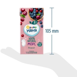 Suc merisoare-afine-cirese ФрутоНяня (5 luni+), 200 ml cumpăra în Chișinau. Foto 3