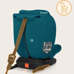 Автокресло 40-150 см (i-Size) Isofix Lionelo Bastiaan Blue Indigo, поворотное 360 купить в Кишиневе. Фото 22
