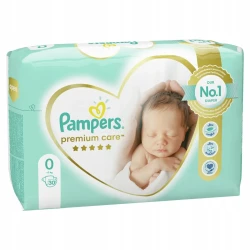Подгузники Pampers Premium Care New Born 0  (<3 кг), 30 шт. купить в Кишиневе. Фото 2