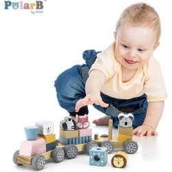 Игрушка сортер Viga Паровозик зверят купить в Кишиневе. Фото 2