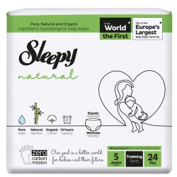 Scutece-chiloței Sleepy Natural Junior 5 (11-18 kg), 24 buc. cumpăra în Chișinau. Foto 1