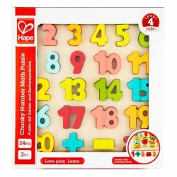 Jucărie educativă Hape Chunky Number Math Puzzle cumpăra în Chișinau. Foto 1