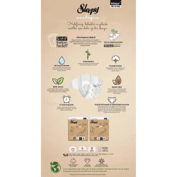 Scutece Sleepy Ecologic Double Mini 2 (3-6 kg), 68 buc. cumpăra în Chișinau. Foto 2