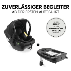 Комплект автолюлька 0-13 кг и база Isofix Hauck Drive N Care Set Black купить в Кишиневе. Фото 8