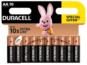 Set de baterii Duracell AA MN1500, 10 buc. cumpăra în Chișinau. Foto 1