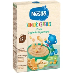 Terci Nestle din cereale fara lapte cu 3 fructe (12 luni+), 200 gr cumpăra în Chișinau. Foto 2