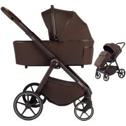 Коляска 2 в 1 Dada Flux Premium Chocolate купить в Кишиневе. Фото 7