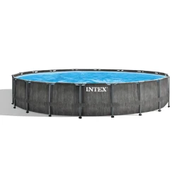 Bazin pentru copii Intex Greywood Prism Frame Premium + pompă de filtrare 5678 l/h, 24311 litri cumpăra în Chișinau. Foto 2