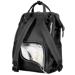 Сумка для коляски KikkaBoo Siena Black and Silver купить в Кишиневе. Фото 6